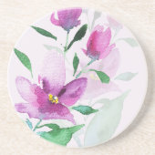 Eenvoudigheid van de kunstbloemen van de gewelddad zandsteen onderzetter (Voorkant)