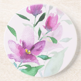 Eenvoudigheid van de kunstbloemen van de gewelddad zandsteen onderzetter