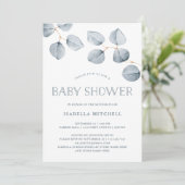 Eenvoudigheid van eucalyptus | Baby shower Kaart (Staand voorkant)