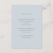 Eenvoudigheid van eucalyptus | Details van de brui Informatiekaartje (Voorkant)