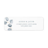 Eenvoudigheid van eucalyptus etiket (Voorkant)