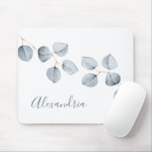 Eenvoudigheid van eucalyptus muismat (Met muis)