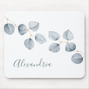 Eenvoudigheid van eucalyptus muismat