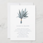 Eenvoudigheid van eucalyptus | Uitnodiging tot wed (Voorkant)