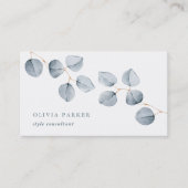 Eenvoudigheid van eucalyptus visitekaartje (Voorkant)