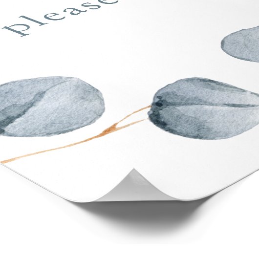 Eenvoudigheid van eucalyptus | Weddenschappen Poster (Hoek)