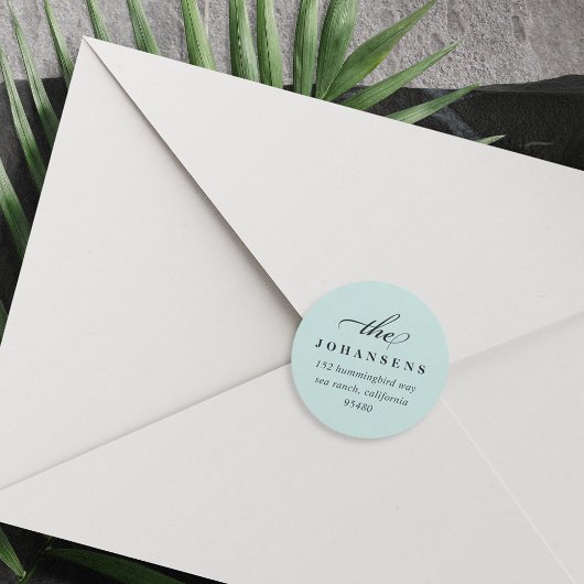 Eenvoudigheids de Sticker van het Adres van de Ter