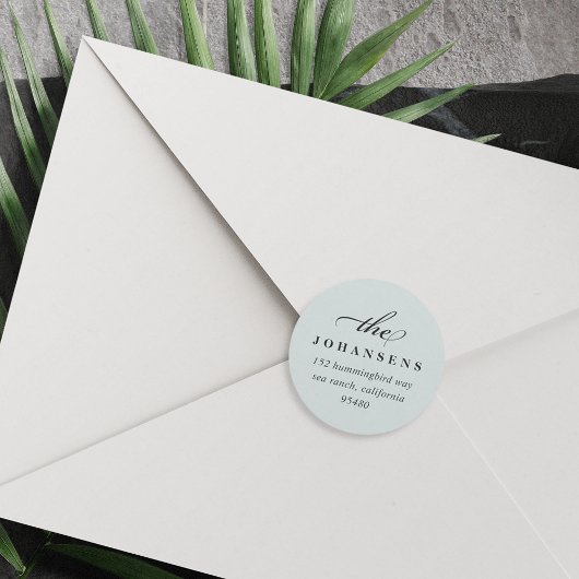 Eenvoudigheids de Sticker van het Adres van de Ter