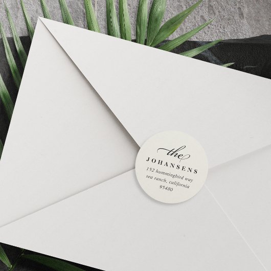 Eenvoudigheids de Sticker van het Adres van de Ter