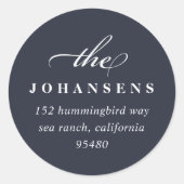 Eenvoudigheids de Sticker van het Adres van de Ter (Voorkant)