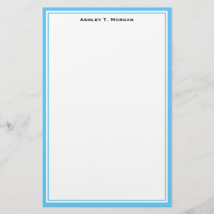 Eenvoudigheids DIY Lijst White Personalized Sky Bl Briefpapier