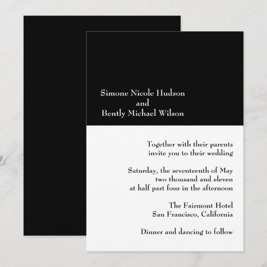 Eenvoudigheidsimplicaties Kaart (Voorkant / Achterkant)