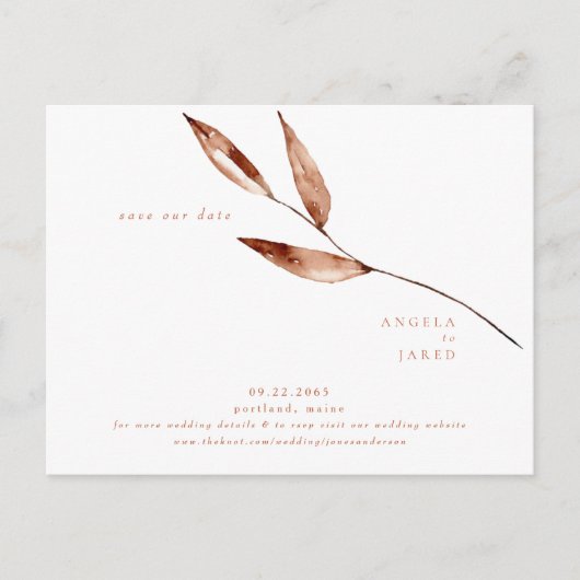 Eenvoudigheidsperiode voor het transport van Terra Briefkaart (Voorkant)