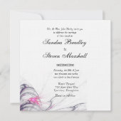 Eenvoudigheidsuitnodigingen voor het zomerhuwelijk kaart (Voorkant)