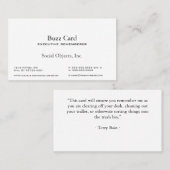 Eenvoudigste Serif American Garamond Gothic Sjablo Visitekaartje (Voorkant / Achterkant)