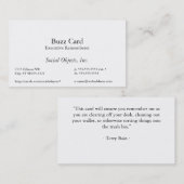 Eenvoudigste Serif Amerikaanse Sjabloon Garamond Visitekaartje (Voorkant / Achterkant)