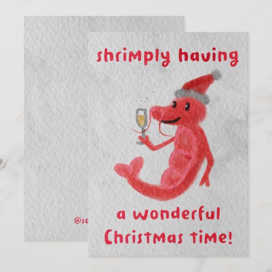 Eenvoudigweg een geweldige kersttijd! feestdagenkaart (Voorkant / Achterkant)