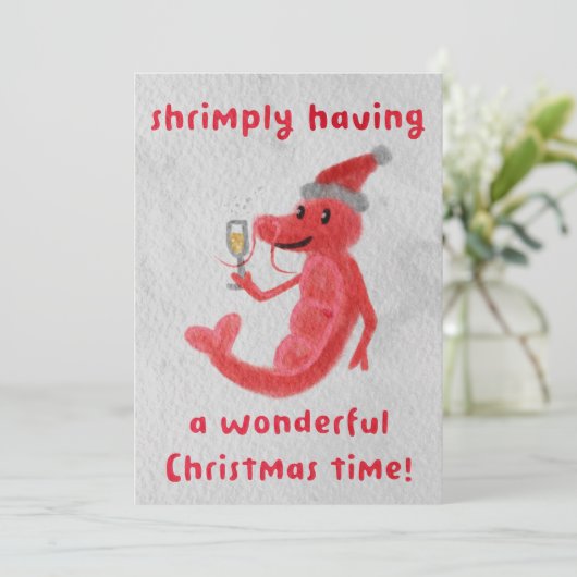 Eenvoudigweg een geweldige kersttijd! feestdagenkaart (Staand voorkant)