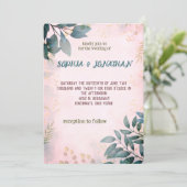 Eenvoudigweg uitnodiging voor het uitzenden van he (Staand voorkant)