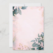 Eenvoudigweg uitnodiging voor het uitzenden van he (Achterkant)