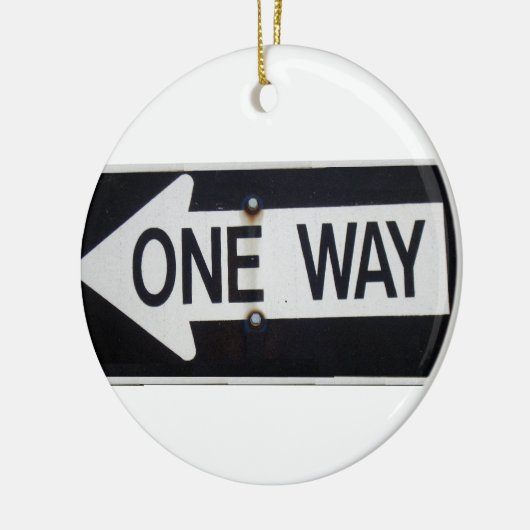 Eenwegteken Keramisch Ornament (Links)