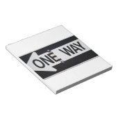 Eenwegteken Notitieblok (Schuin)