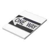 Eenwegteken Notitieblok (Linkerzijde)