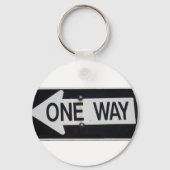 Eenwegteken Sleutelhanger (Voorkant)