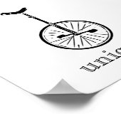 eenwielafdruk poster (Hoek)