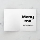 Eeny, meny verjaardag kaart (Binnen)