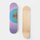 Eenzaam Blauw Skateboard (Voorkant)