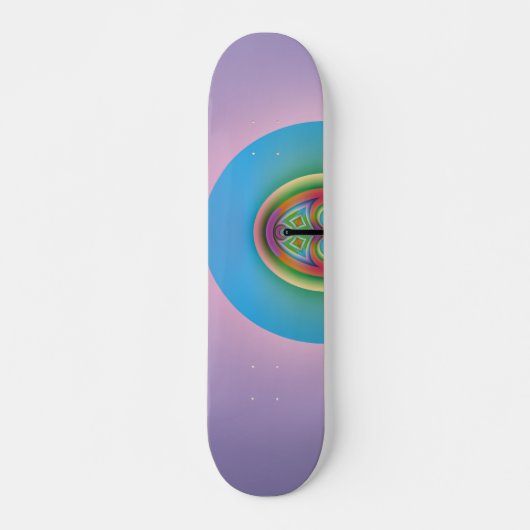 Eenzaam Blauw Skateboard (Voorkant)