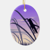 eenzaam cricket keramisch ornament (Achterkant)