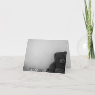 Eenzaam draag spatie notecard kaart