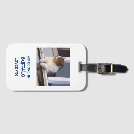 eenzaam kat Bagagelabel (Voorkant (horizontaal))