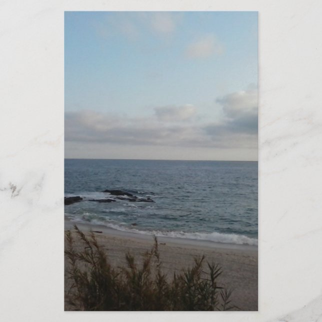 eenzaam strand (Voorkant)