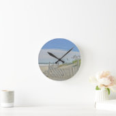 eenzaam strand ronde klok (Huis)