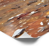 Eenzaam verblijf in uitgestrekt woestijnlandschap perfect poster (Hoek)