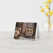 Eenzaam wenskaart Corgi Kaart (Gele Bloem)