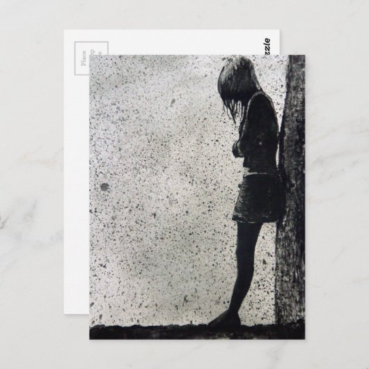 Eenzaamheid Briefkaart (Voorkant / Achterkant)