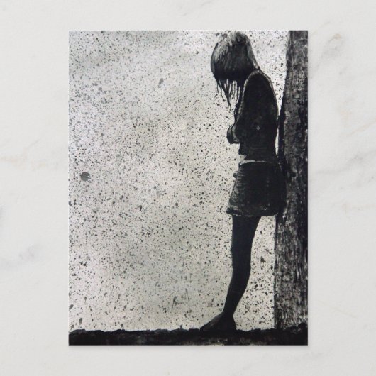 Eenzaamheid Briefkaart (Voorkant)