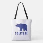 eenzaamheid Canvas tassen (Achterkant)