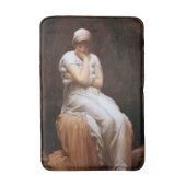 Eenzaamheid (door Frederic Leighton) Badmat (Voorkant Verticaal)