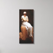Eenzaamheid (door Frederic Leighton) Canvas Afdruk (Voorkant)