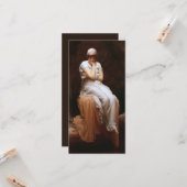 Eenzaamheid (door Frederic Leighton) Kaart (Voorkant / Achterkant in situ)