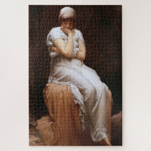 Eenzaamheid (door Frederic Leighton) Legpuzzel (Verticaal)