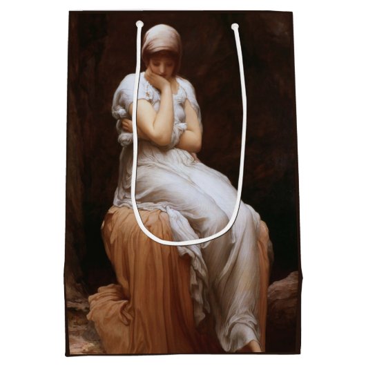 Eenzaamheid (door Frederic Leighton) Medium Cadeauzakje (Achterkant)