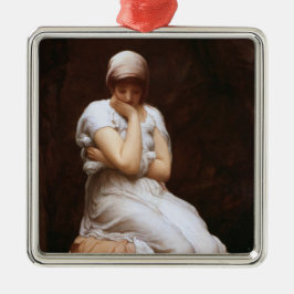 Eenzaamheid (door Frederic Leighton) Metalen Ornament