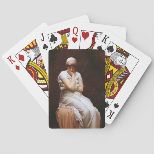 Eenzaamheid (door Frederic Leighton) Pokerkaarten (Achterkant)