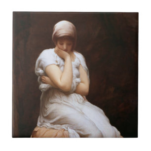 Eenzaamheid (door Frederic Leighton) Tegeltje